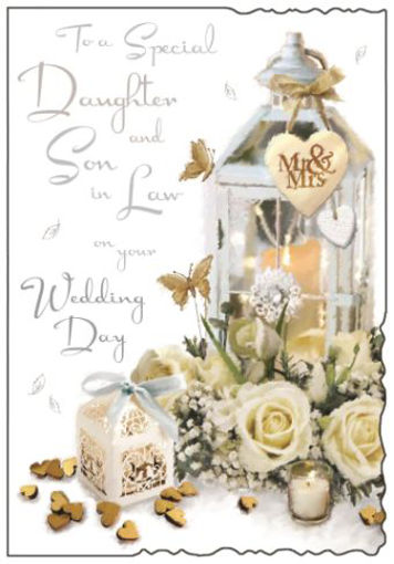 Picture of DAUGHTER & SON IN LAW WEDDING CARD